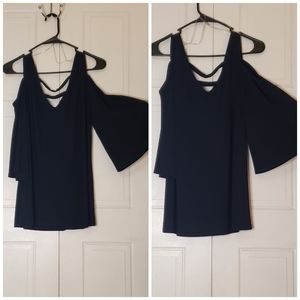 Coco Bianco Blouse - Medium - Blue/Gray